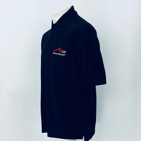 A1GP World Cup Of Motorsport Series Team Issued Polo Shirt-Black - Pit-Lane Motorsport
