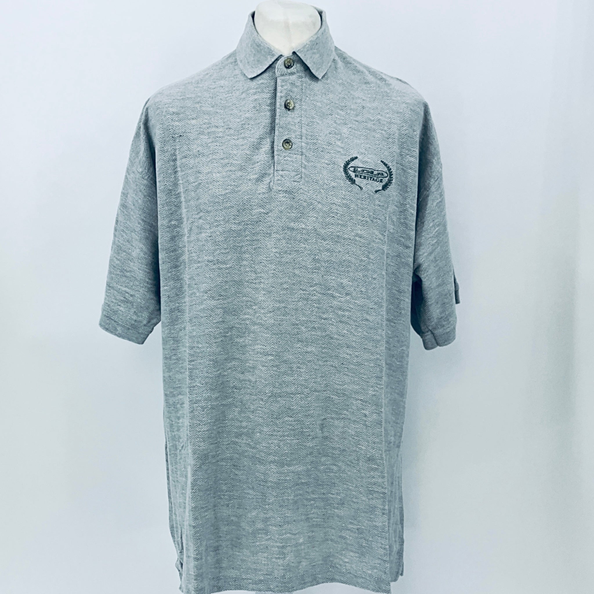 Lola Heritage Motorsport Team Issue Polo Shirt-Grey - Pit-Lane Motorsport