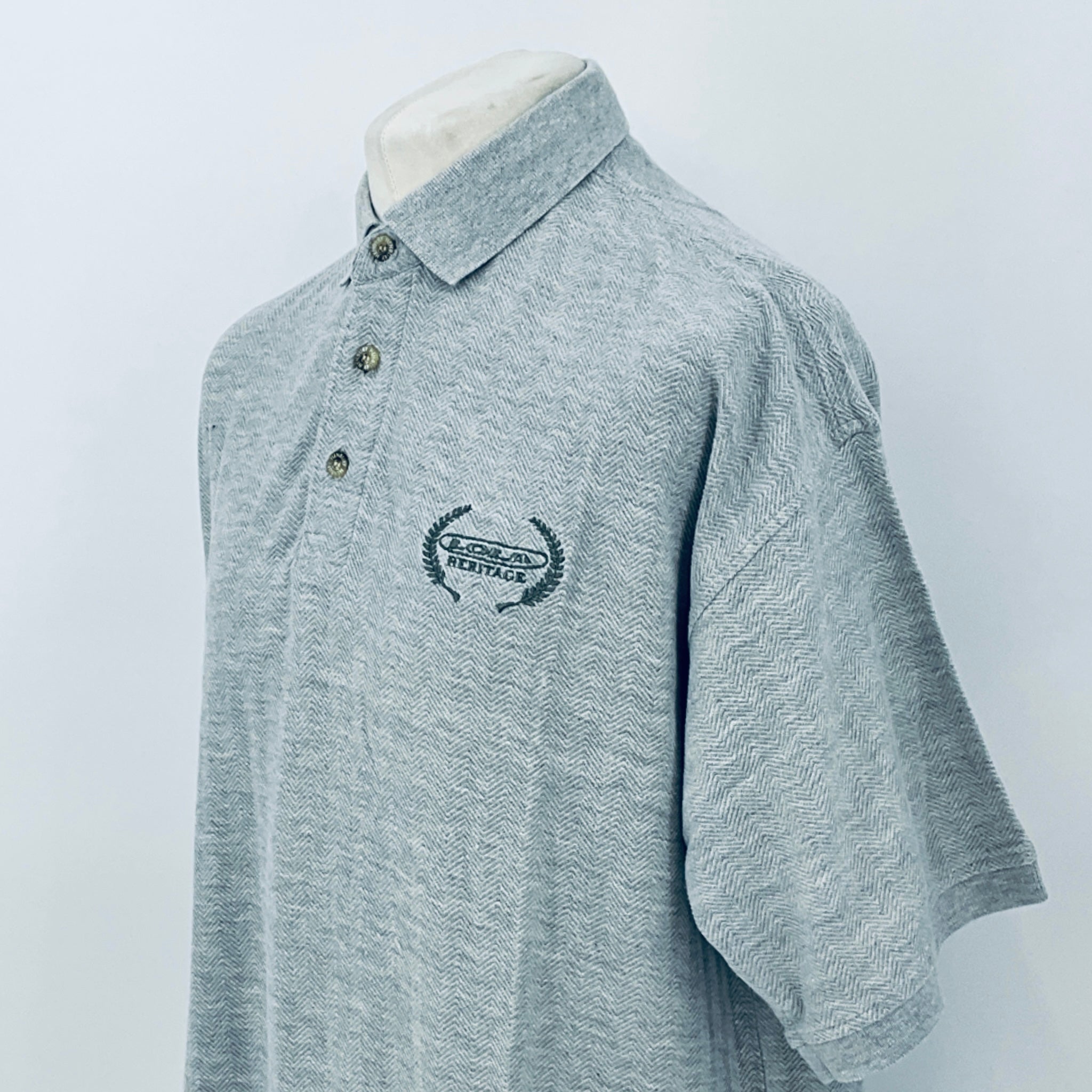 Lola Heritage Motorsport Team Issue Polo Shirt-Grey - Pit-Lane Motorsport