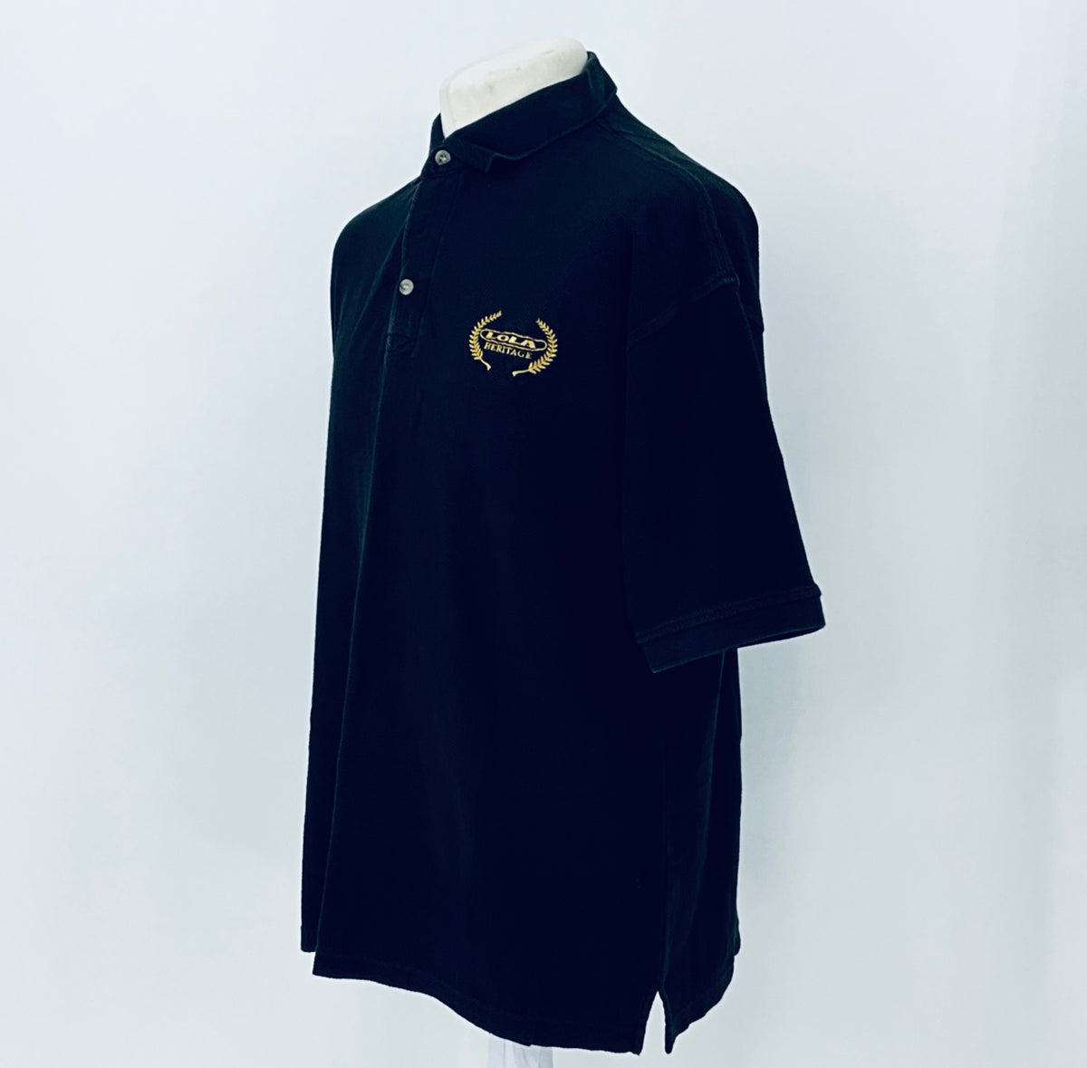 Lola Heritage Motorsport Team Issue Polo-Shirt -Black - Pit-Lane Motorsport