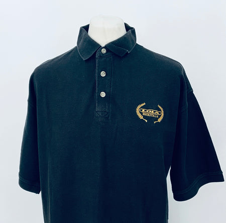 Lola Heritage Motorsport Team Issue Polo-Shirt -Black - Pit-Lane Motorsport