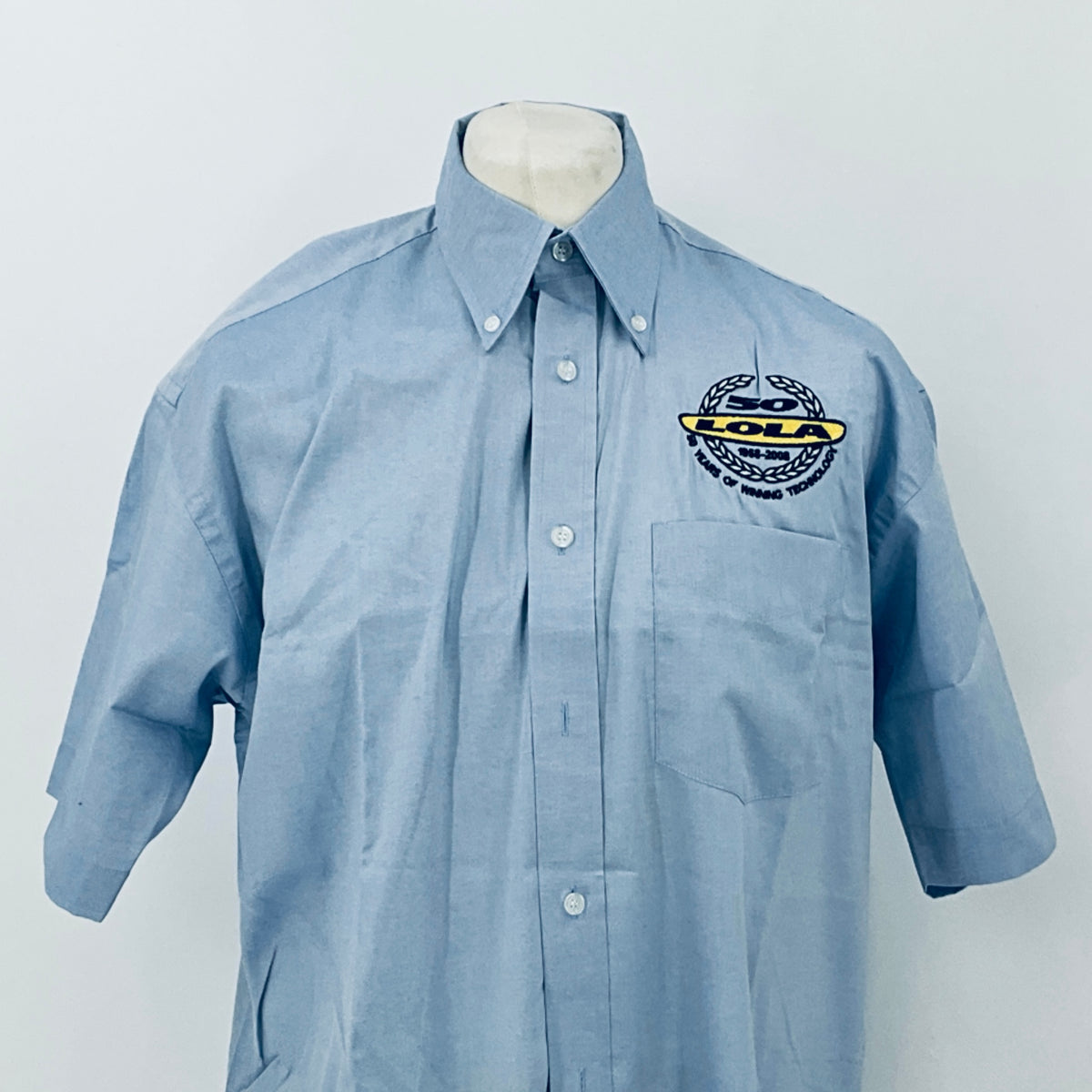 Lola Heritage Motorsport Team Issue Shirt 50 Years Anniversary -Blue - Pit-Lane Motorsport