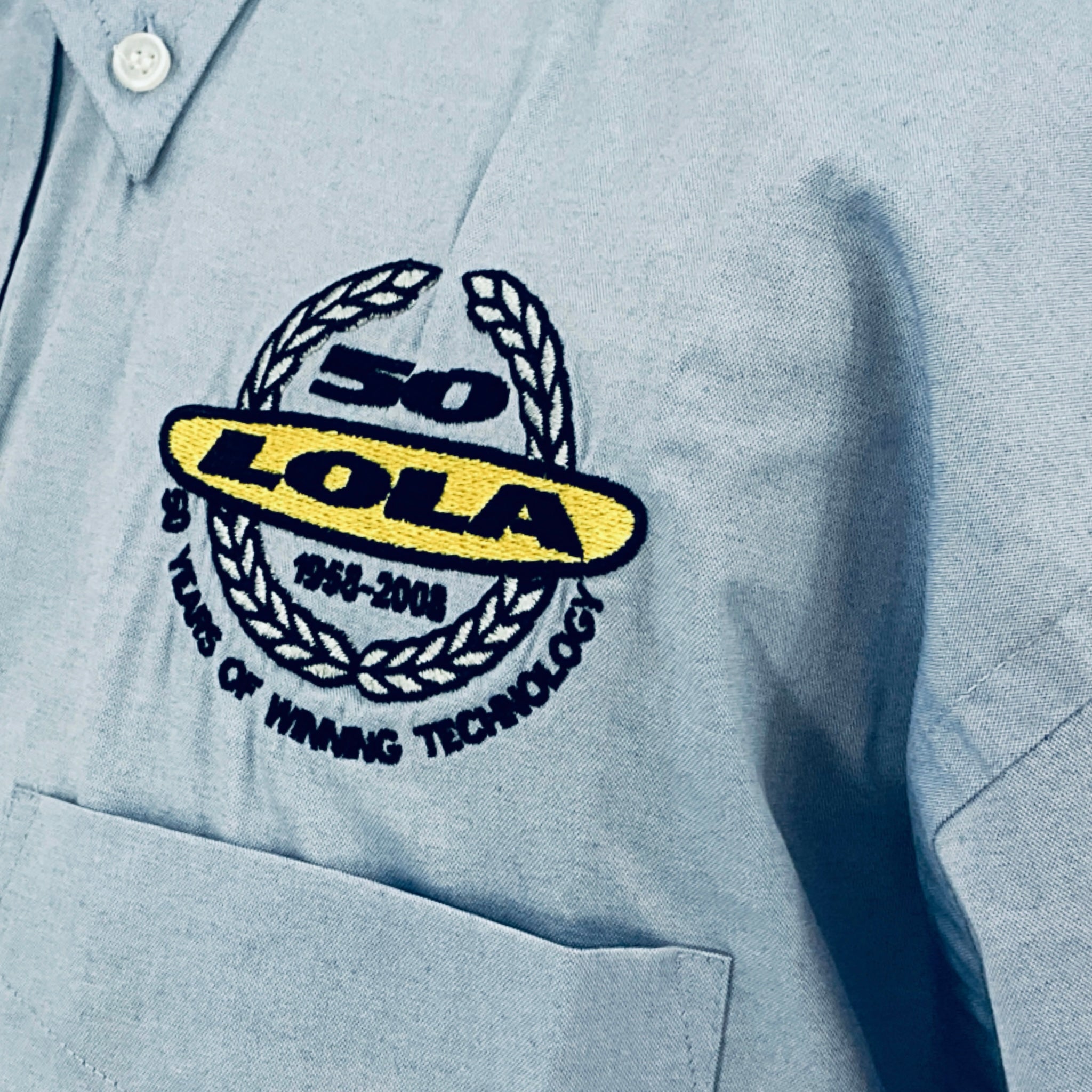 Lola Heritage Motorsport Team Issue Shirt 50 Years Anniversary -Blue - Pit-Lane Motorsport