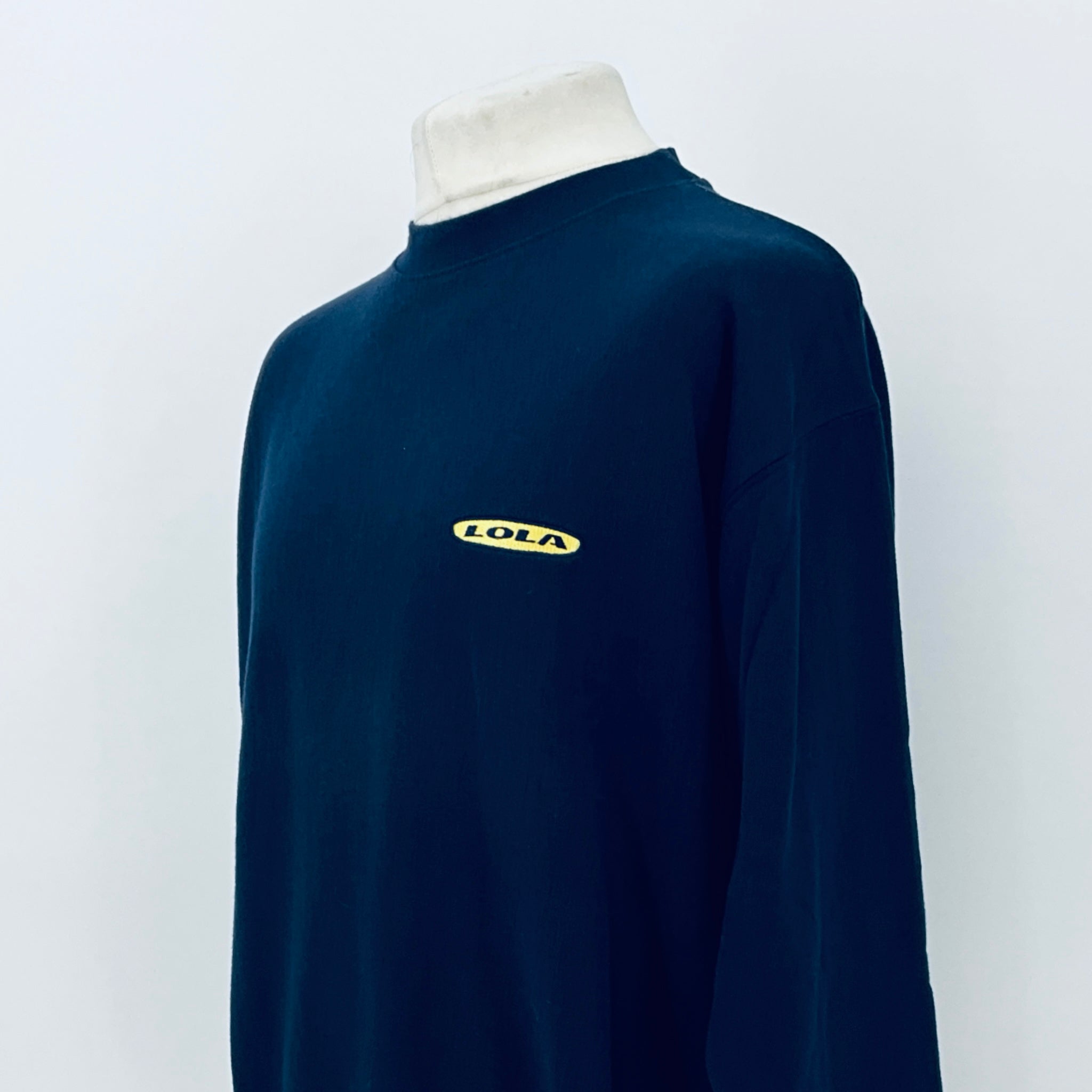 Lola Motorsport Team Issue Race Day Pit-Crew Sweatshirt-Navy - Pit-Lane Motorsport
