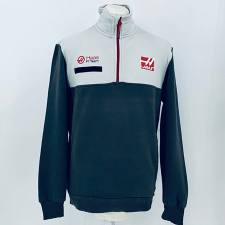 Haas F1 Team By Branded Of London Team Issue 1/4 Zip Sweatshirt - Pit-Lane Motorsport