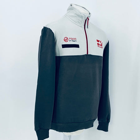 Haas F1 Team By Branded Of London Team Issue 1/4 Zip Sweatshirt - Pit-Lane Motorsport