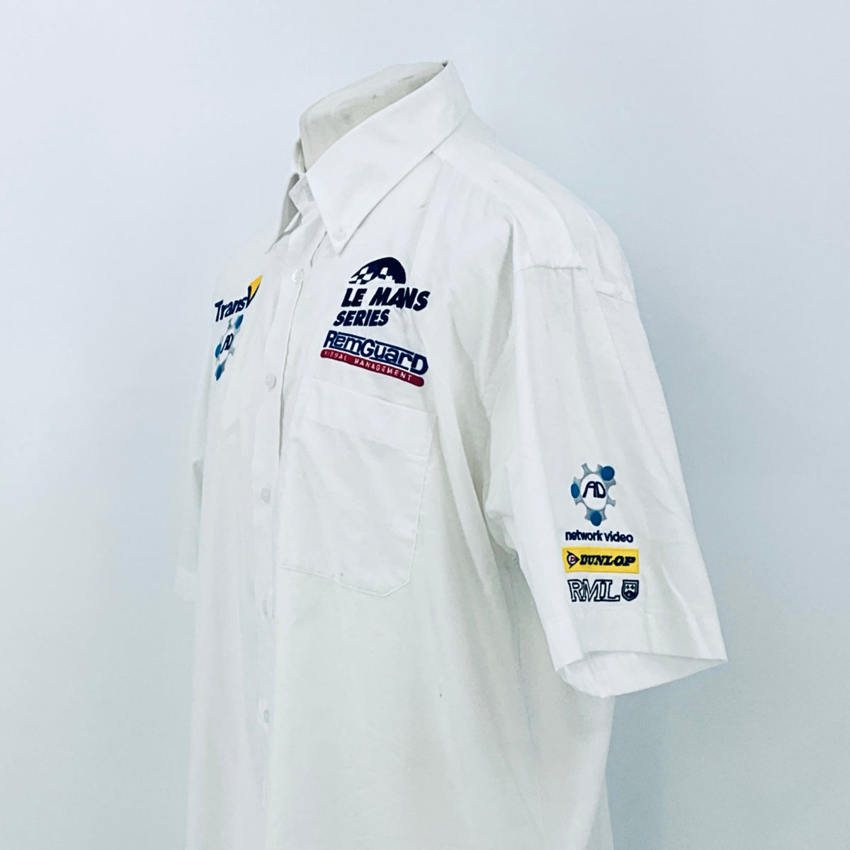 RML MG Lola Racing LMP2 Le Mans Race 2007 Team Issue Pit Crew Shirt -White - Pit-Lane Motorsport