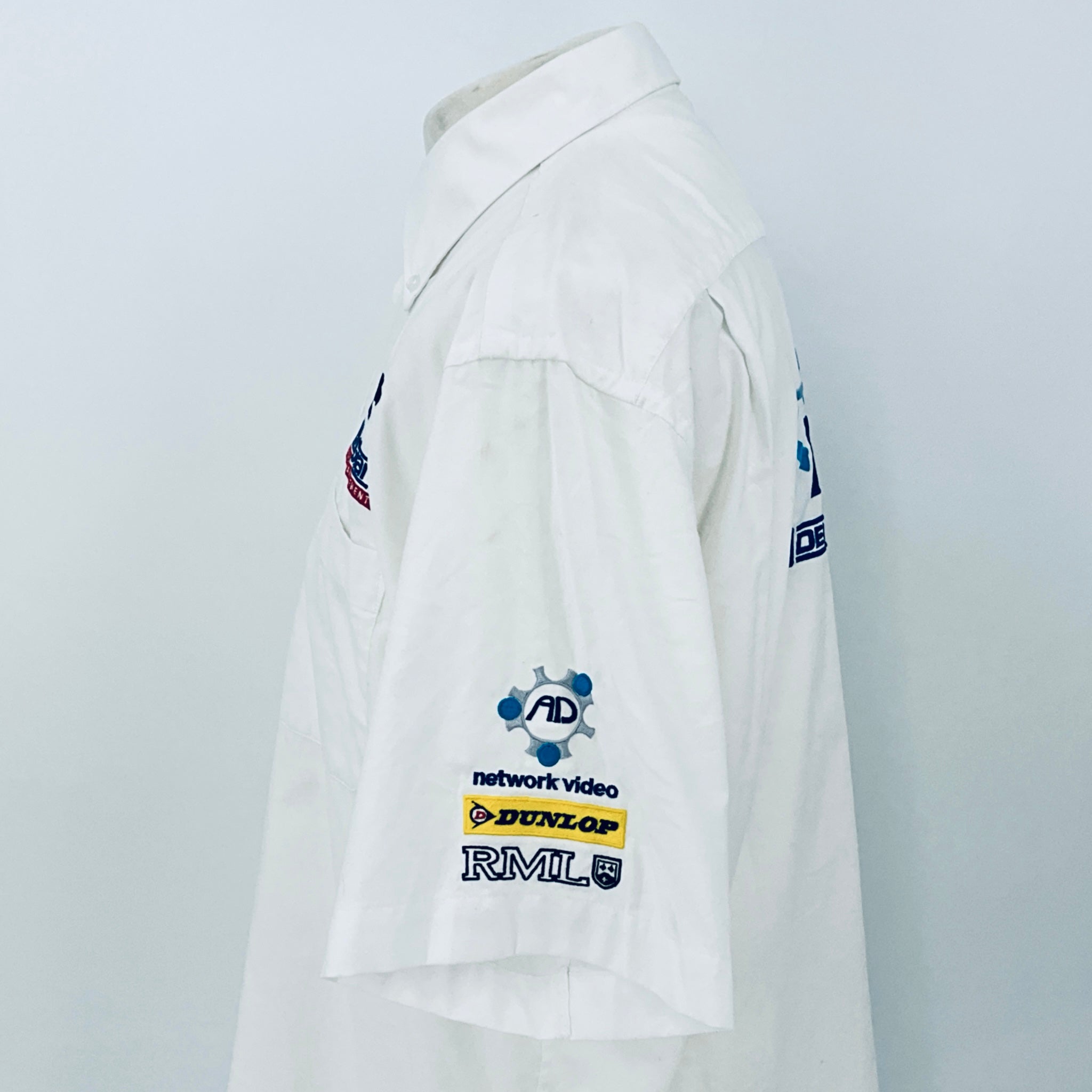 RML MG Lola Racing LMP2 Le Mans Race 2007 Team Issue Pit Crew Shirt -White - Pit-Lane Motorsport