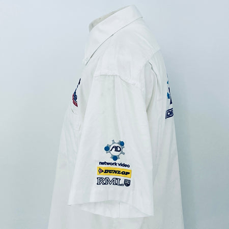 RML MG Lola Racing LMP2 Le Mans Race 2007 Team Issue Pit Crew Shirt -White - Pit-Lane Motorsport