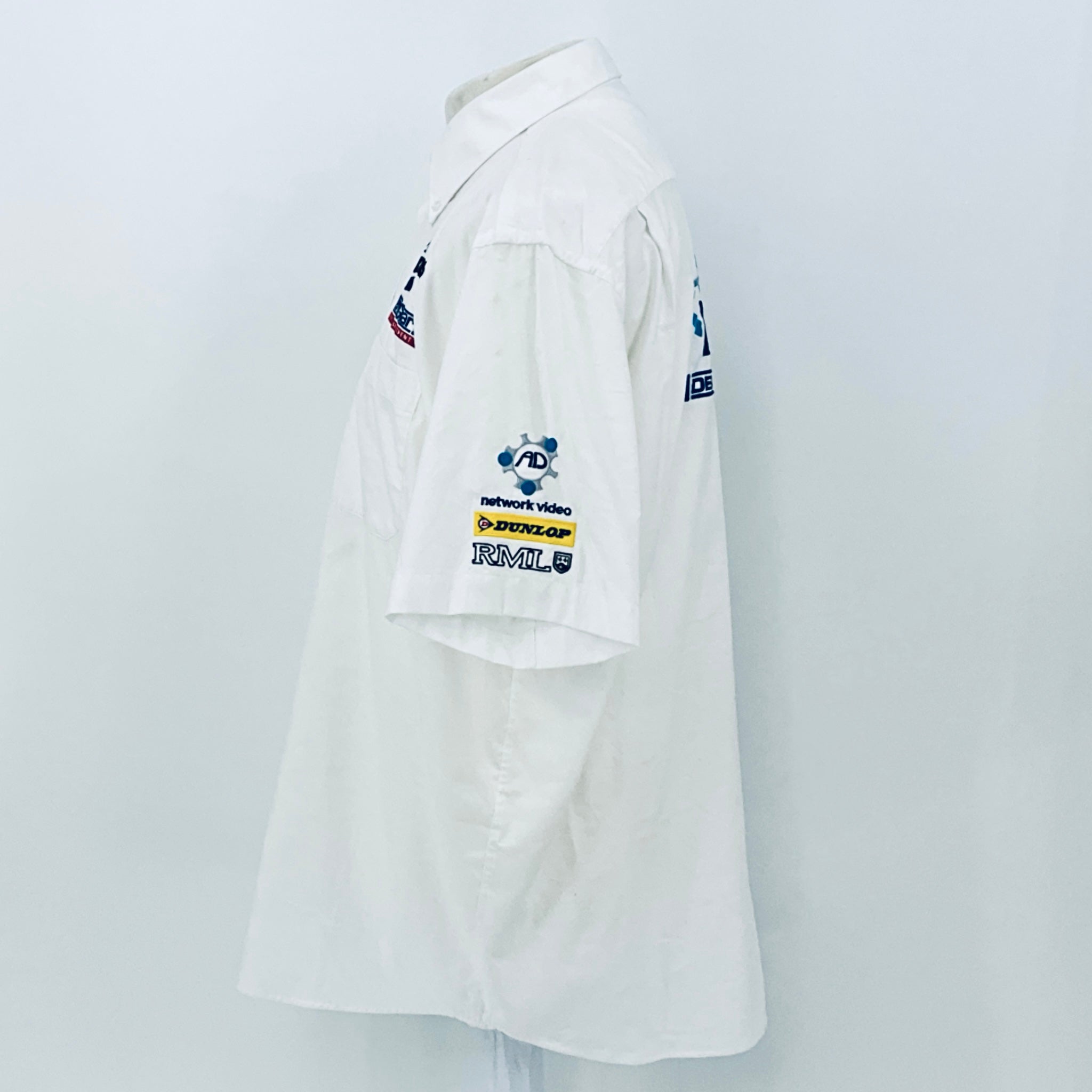 RML MG Lola Racing LMP2 Le Mans Race 2007 Team Issue Pit Crew Shirt -White - Pit-Lane Motorsport