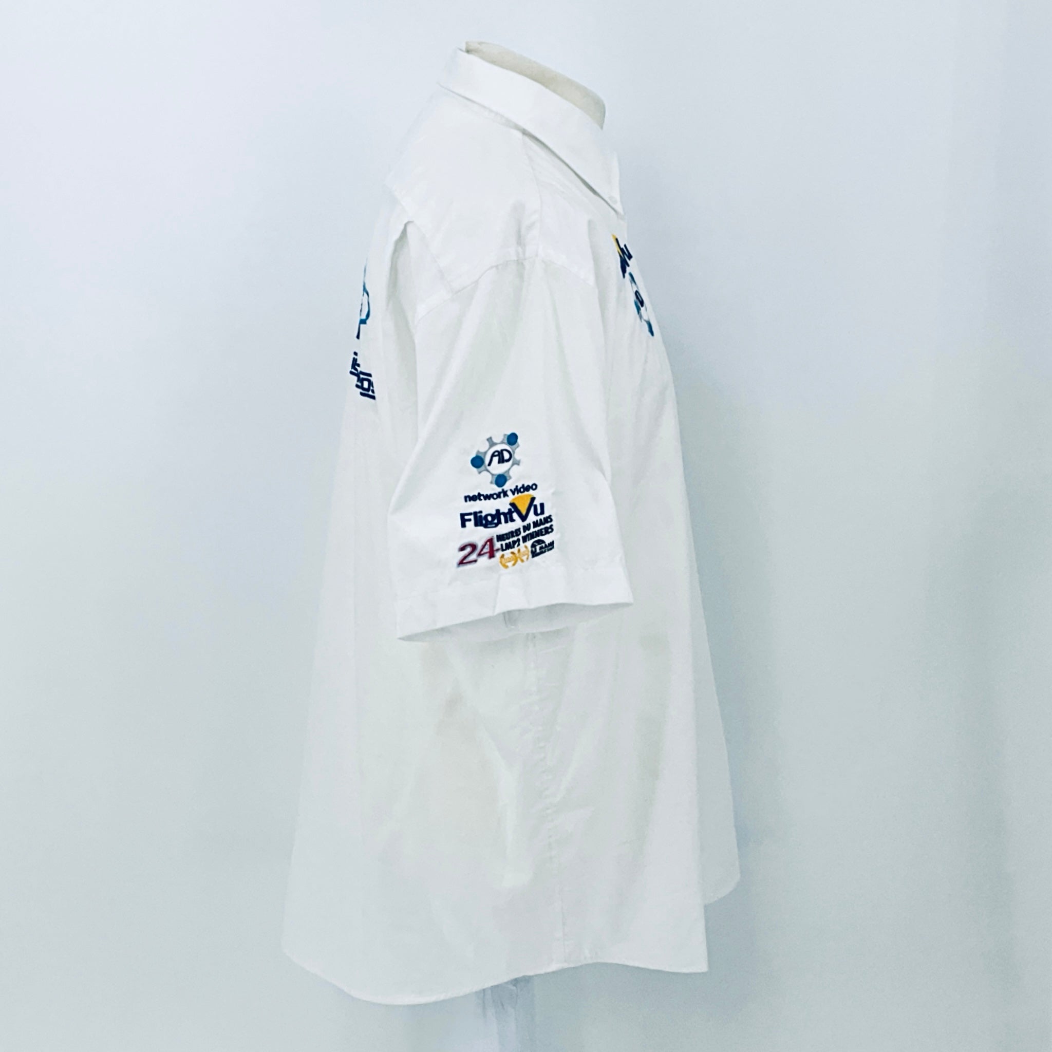RML MG Lola Racing LMP2 Le Mans Race 2007 Team Issue Pit Crew Shirt -White - Pit-Lane Motorsport