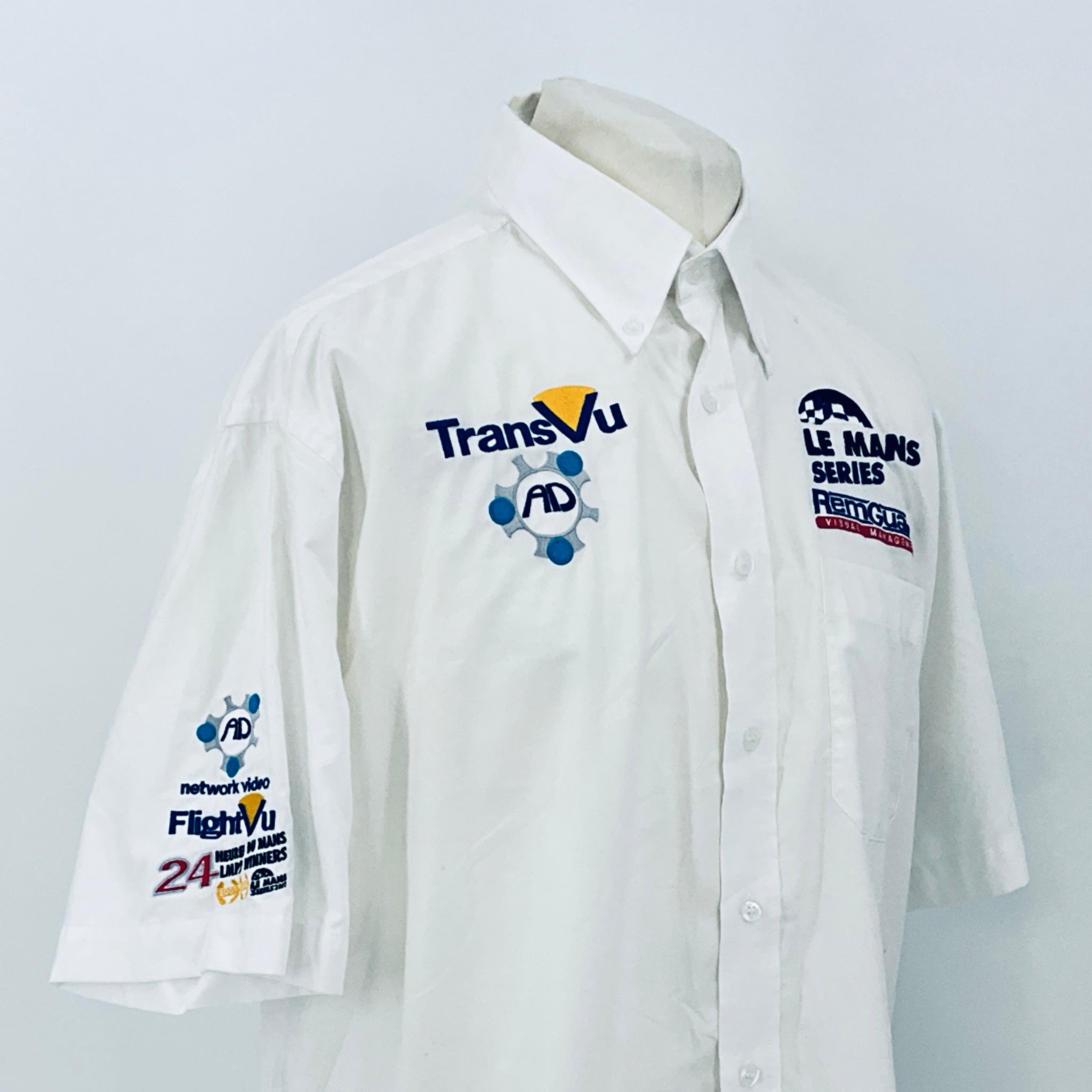 RML MG Lola Racing LMP2 Le Mans Race 2007 Team Issue Pit Crew Shirt -White - Pit-Lane Motorsport