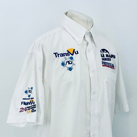 RML MG Lola Racing LMP2 Le Mans Race 2007 Team Issue Pit Crew Shirt -White - Pit-Lane Motorsport