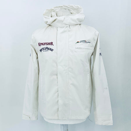 Force India F1 Team - Team Issue Race Day Gortex Hooded Rain Jacket-White - Pit-Lane Motorsport