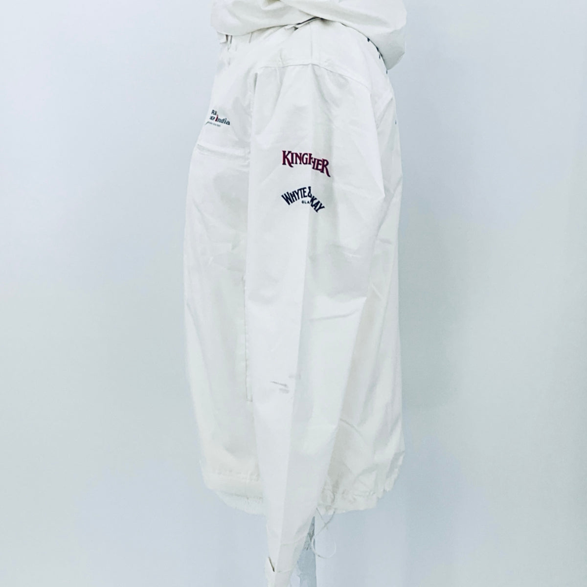 Force India F1 Team - Team Issue Race Day Gortex Hooded Rain Jacket-White - Pit-Lane Motorsport