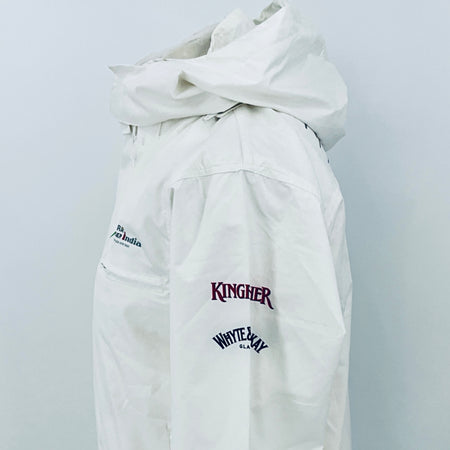 Force India F1 Team - Team Issue Race Day Gortex Hooded Rain Jacket-White - Pit-Lane Motorsport