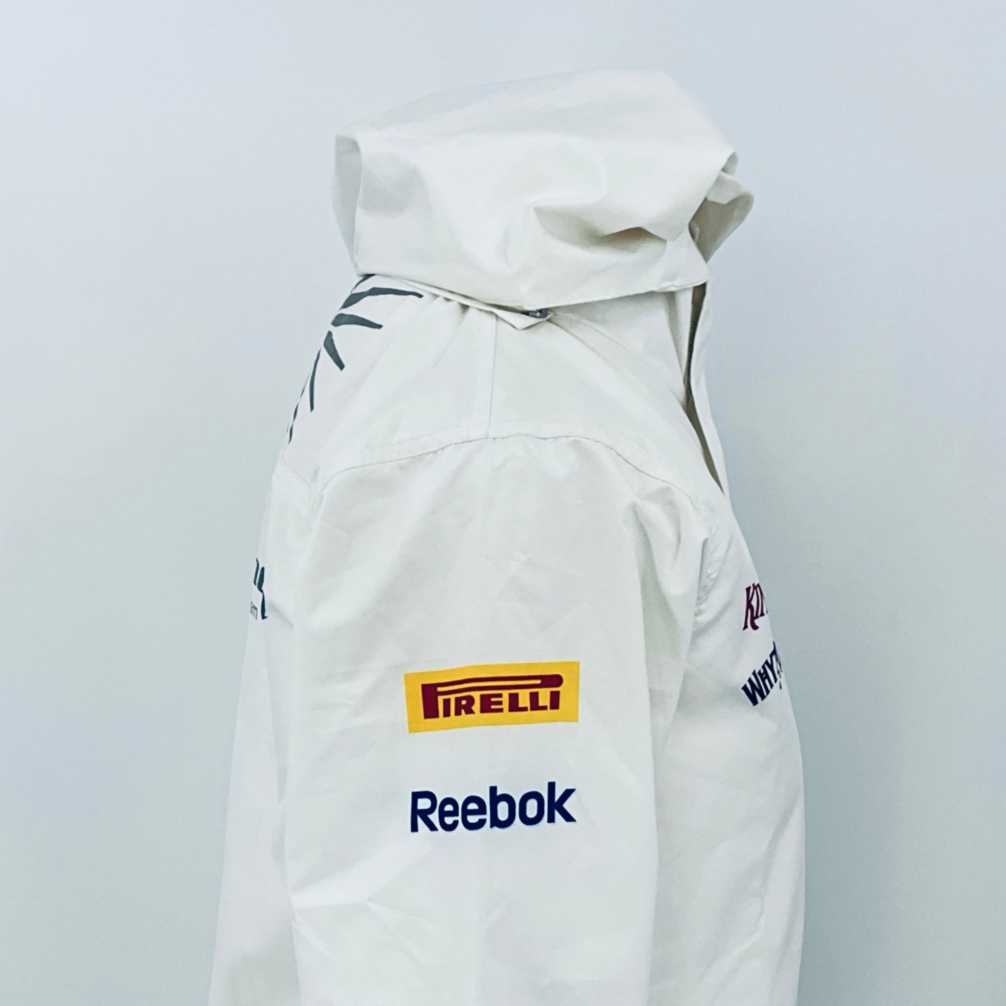 Force India F1 Team - Team Issue Race Day Gortex Hooded Rain Jacket-White - Pit-Lane Motorsport