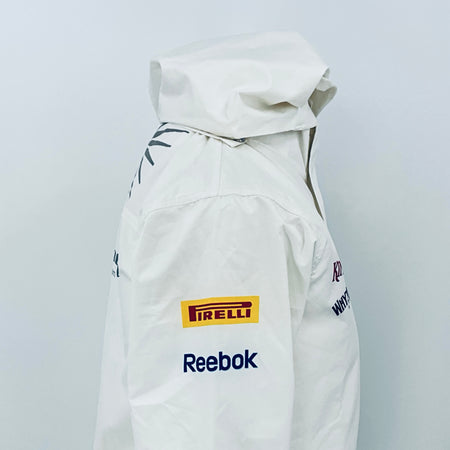 Force India F1 Team - Team Issue Race Day Gortex Hooded Rain Jacket-White - Pit-Lane Motorsport