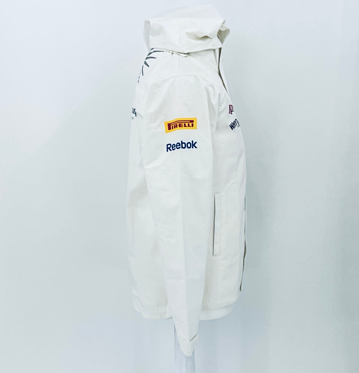 Force India F1 Team - Team Issue Race Day Gortex Hooded Rain Jacket-White - Pit-Lane Motorsport