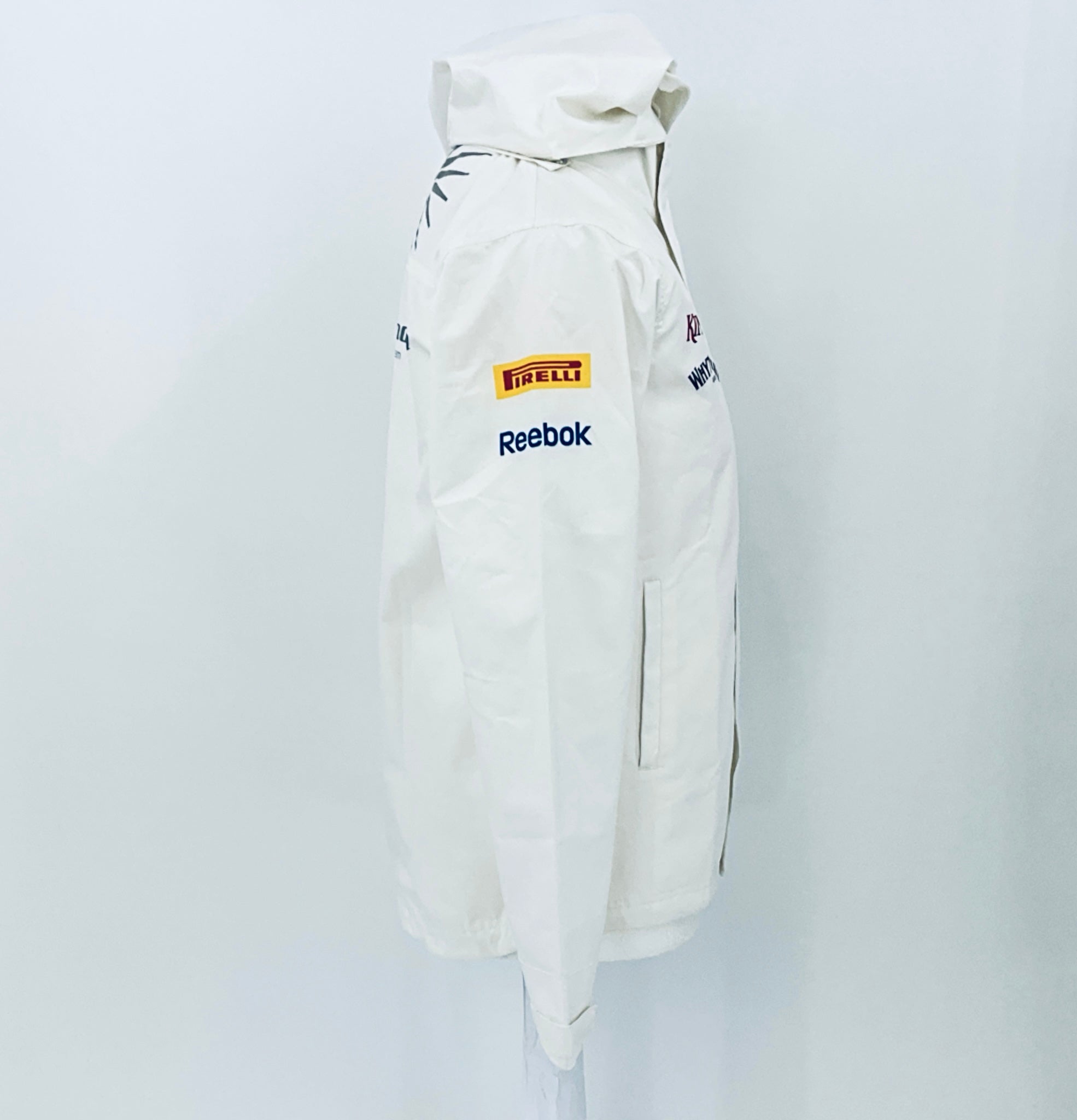 Force India F1 Team - Team Issue Race Day Gortex Hooded Rain Jacket-White - Pit-Lane Motorsport