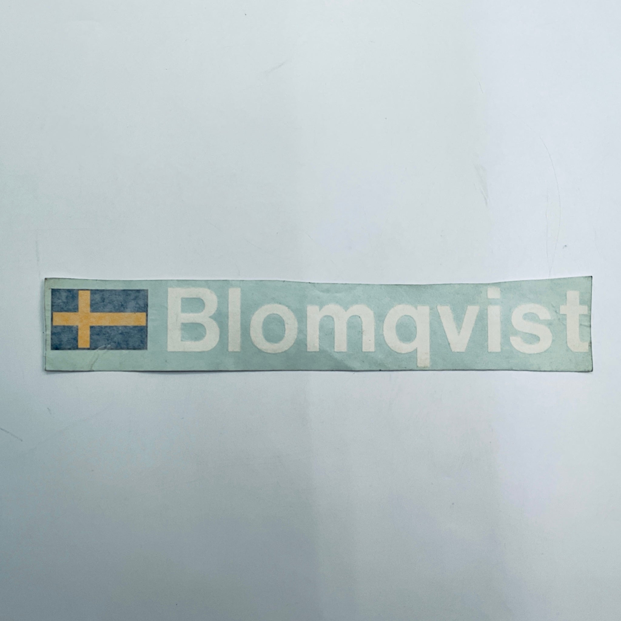 Subaru  World Rally Championship Team Stig Blomqyist Driver Window Identification Sticker - Pit-Lane Motorsport