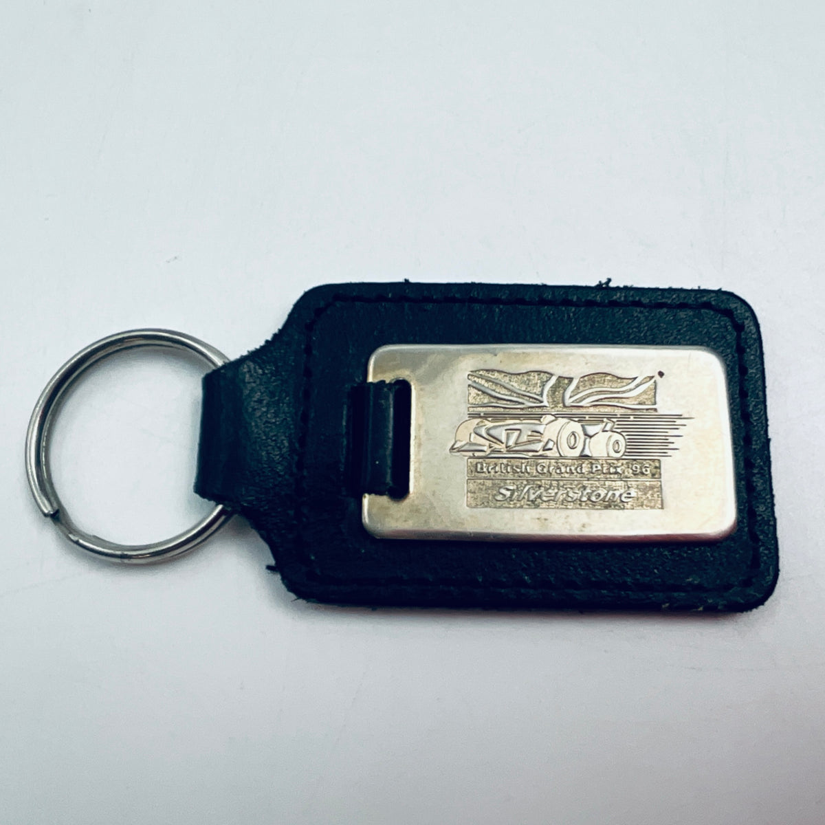 Official British Grand Prix Silverstone 1996 Leather Keyring - Pit-Lane Motorsport
