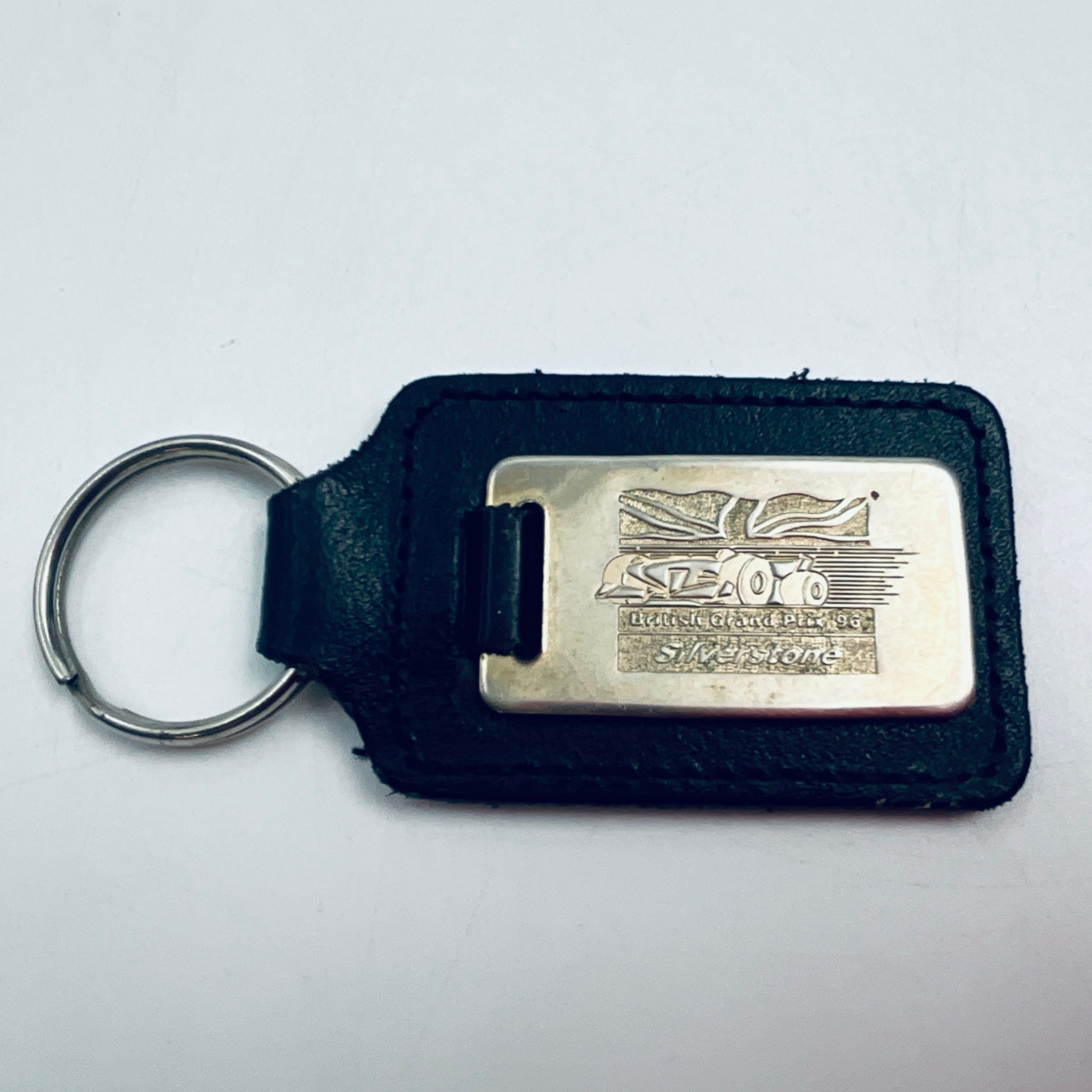 Official British Grand Prix Silverstone 1996 Leather Keyring - Pit-Lane Motorsport