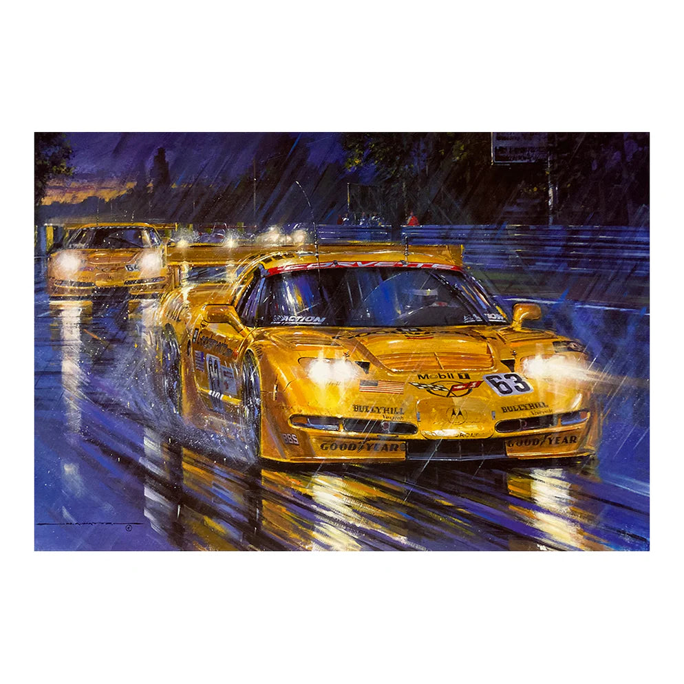 Origional Nicholas Watts - Thunder and Lightning Signed Print - Pit-Lane Motorsport