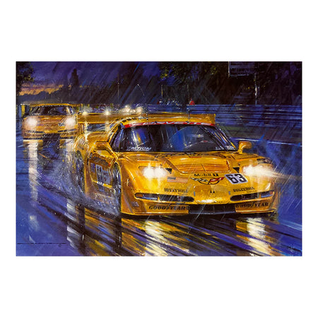 Origional Nicholas Watts - Thunder and Lightning Signed Print - Pit-Lane Motorsport