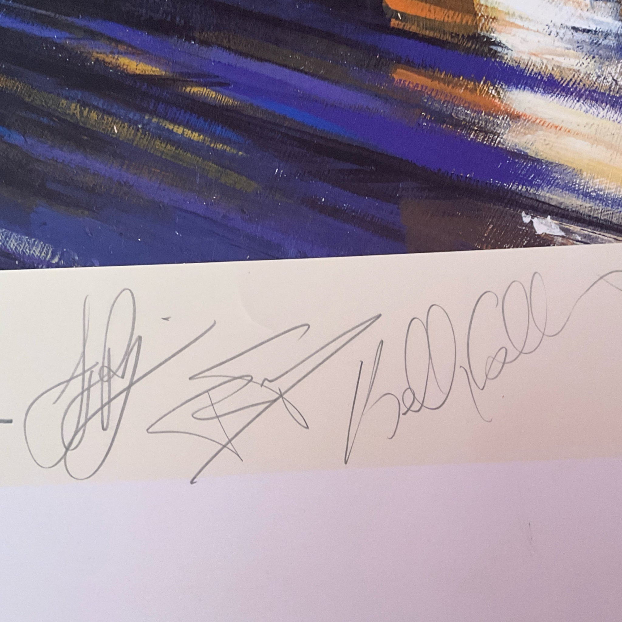 Origional Nicholas Watts - Thunder and Lightning Signed Print - Pit-Lane Motorsport