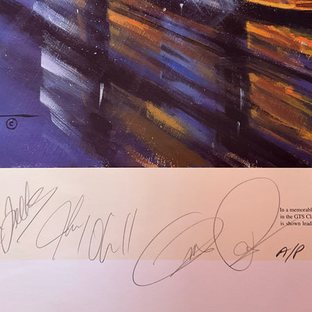 Origional Nicholas Watts - Thunder and Lightning Signed Print - Pit-Lane Motorsport