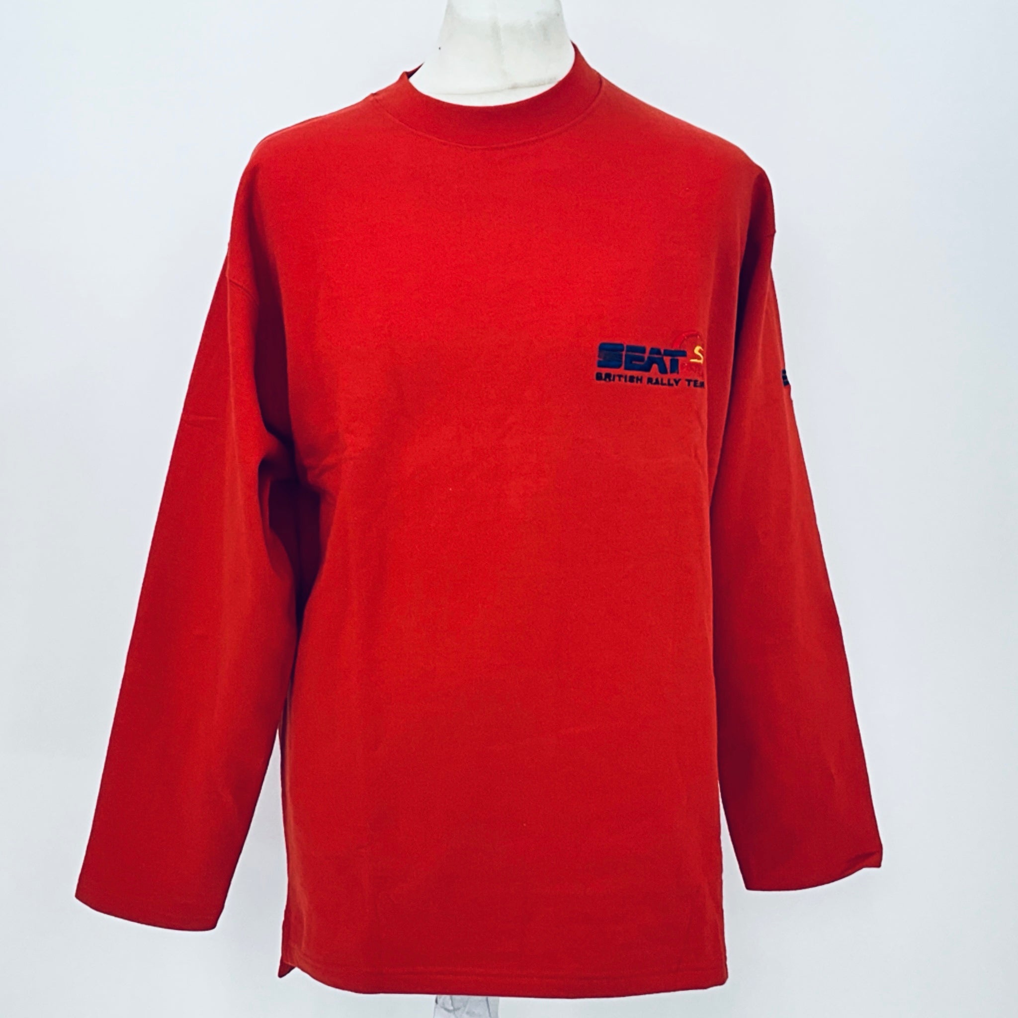 Seat Motorsport WRC World Rally Championship Team Issue Lightweight Sweatshirt-Red - Pit-Lane Motorsport