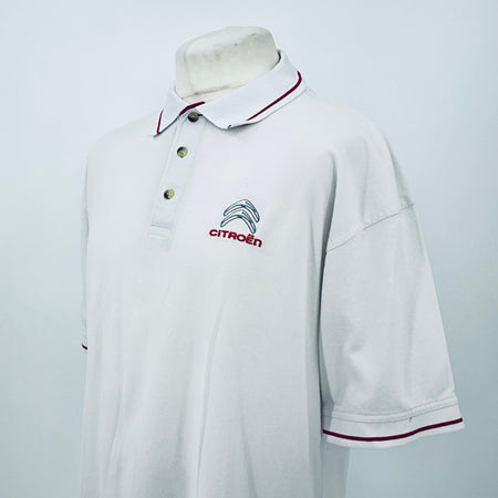 Citroen Motorsport Official WRC World Rally Championship Team Issue Travel Polo Shirt-White -M - Pit-Lane Motorsport