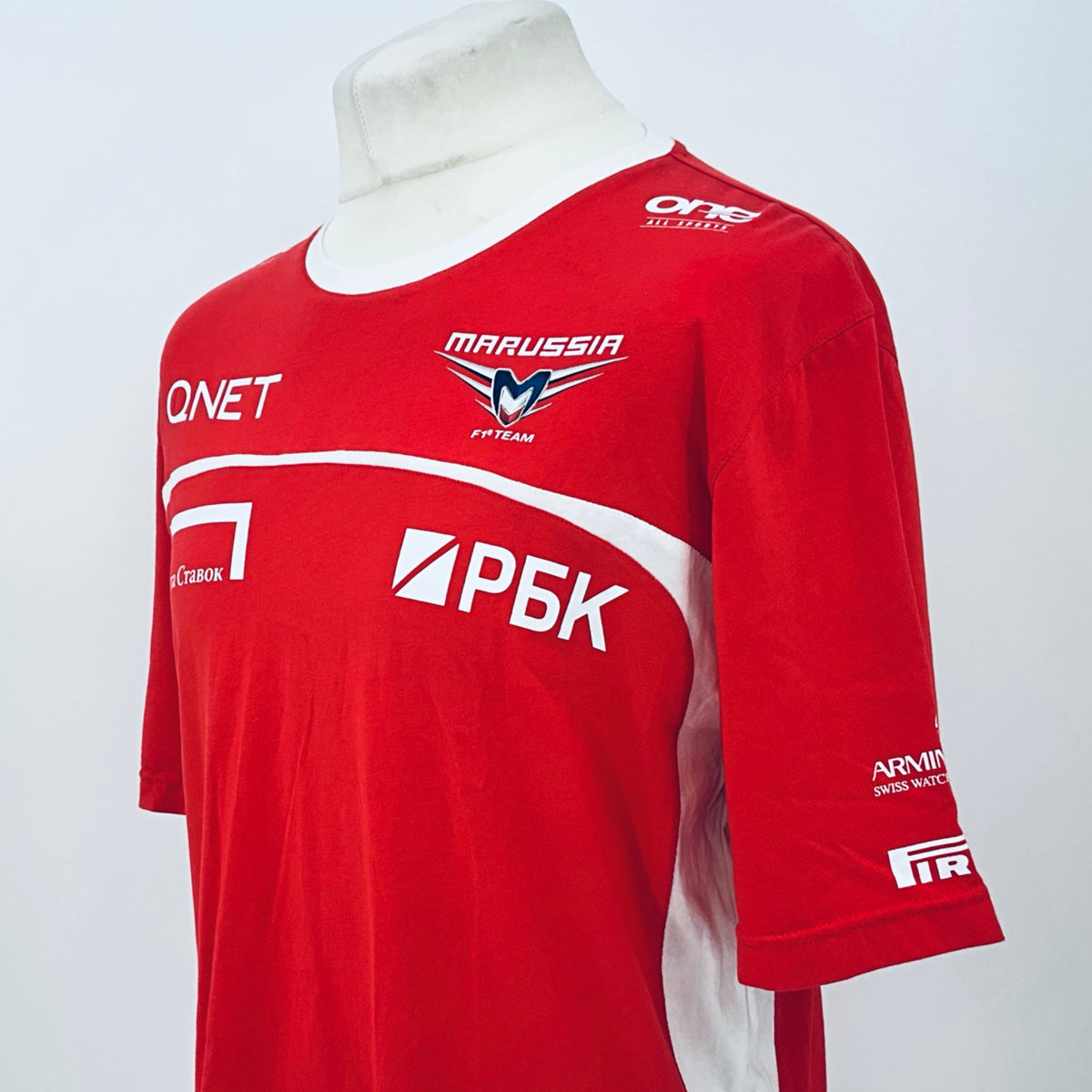 Marussia F1 Team-Team Issue Race Day T-Shirt Red - Pit-Lane Motorsport