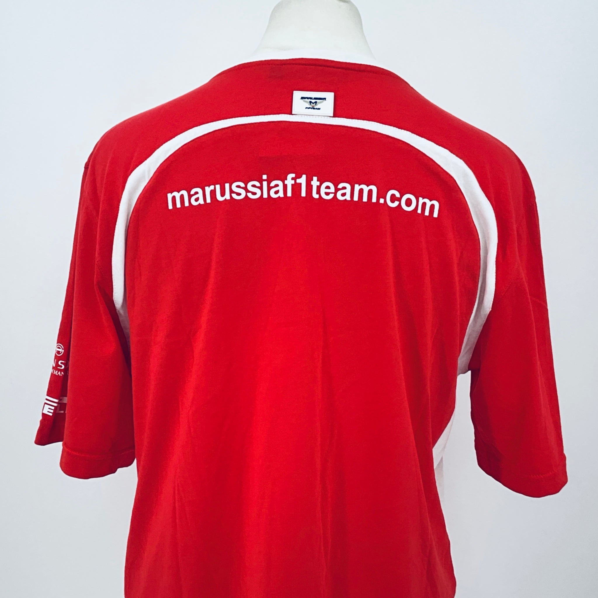 Marussia F1 Team-Team Issue Race Day T-Shirt Red - Pit-Lane Motorsport