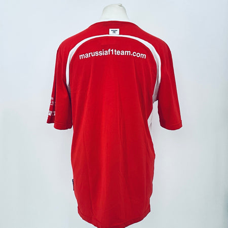 Marussia F1 Team-Team Issue Race Day T-Shirt Red - Pit-Lane Motorsport