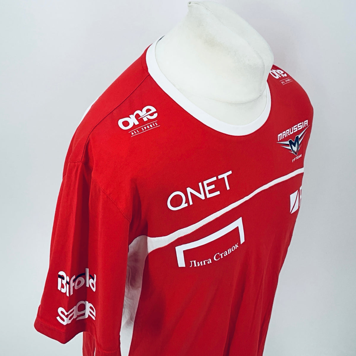 Marussia F1 Team-Team Issue Race Day T-Shirt Red - Pit-Lane Motorsport