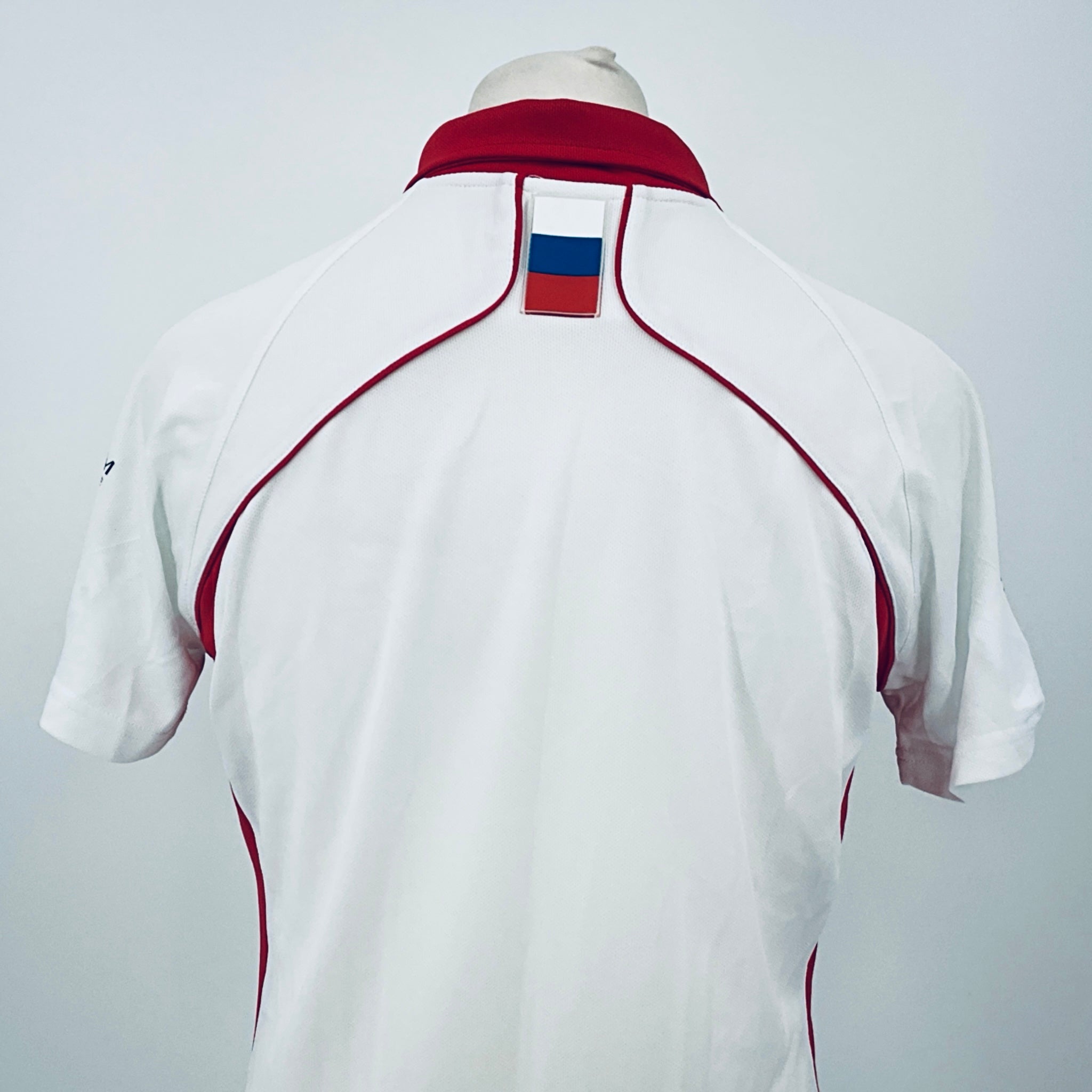 Marussia F1 Team-Team Issue Race Day Round Neck Polo Shirt-White - Pit-Lane Motorsport