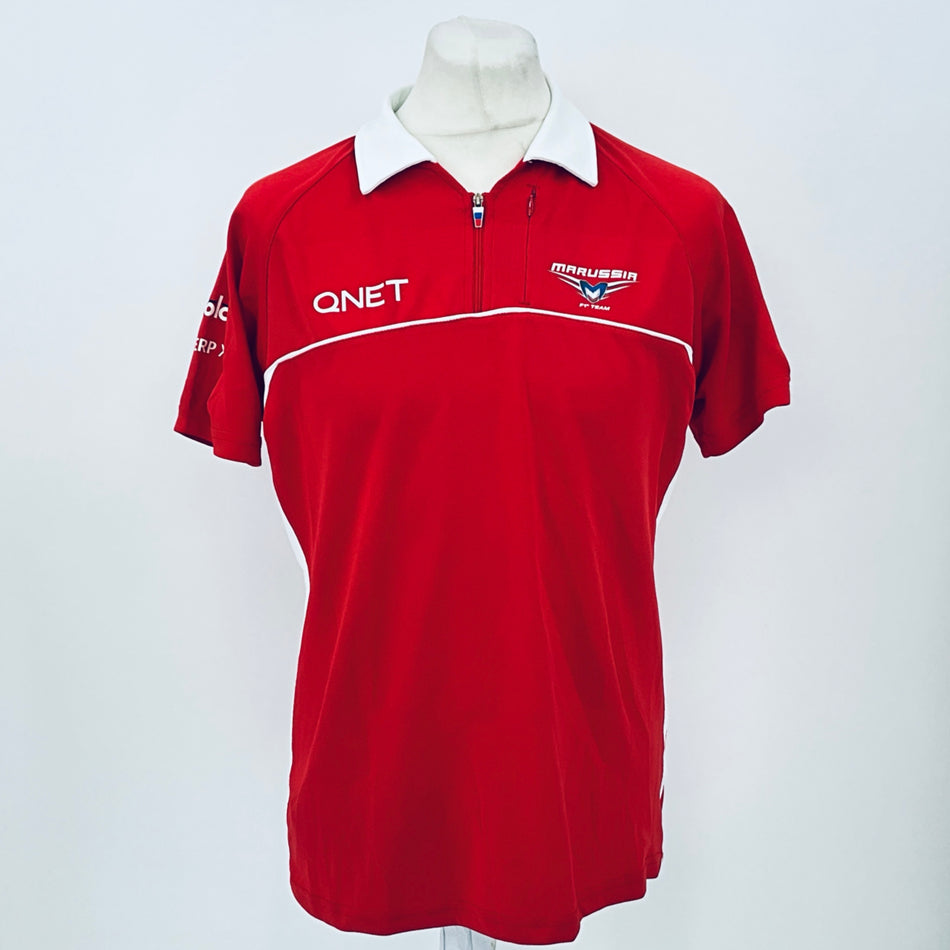 Marussia F1 Team-Team Issue Race Day Polo Shirt Red - Pit-Lane Motorsport