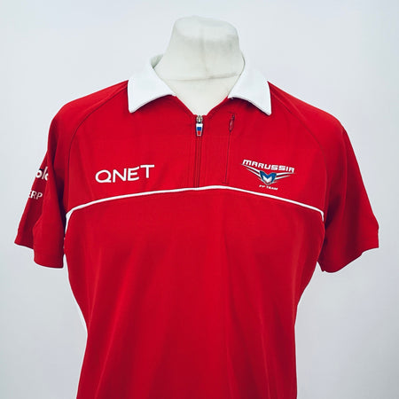 Marussia F1 Team-Team Issue Race Day Polo Shirt Red - Pit-Lane Motorsport