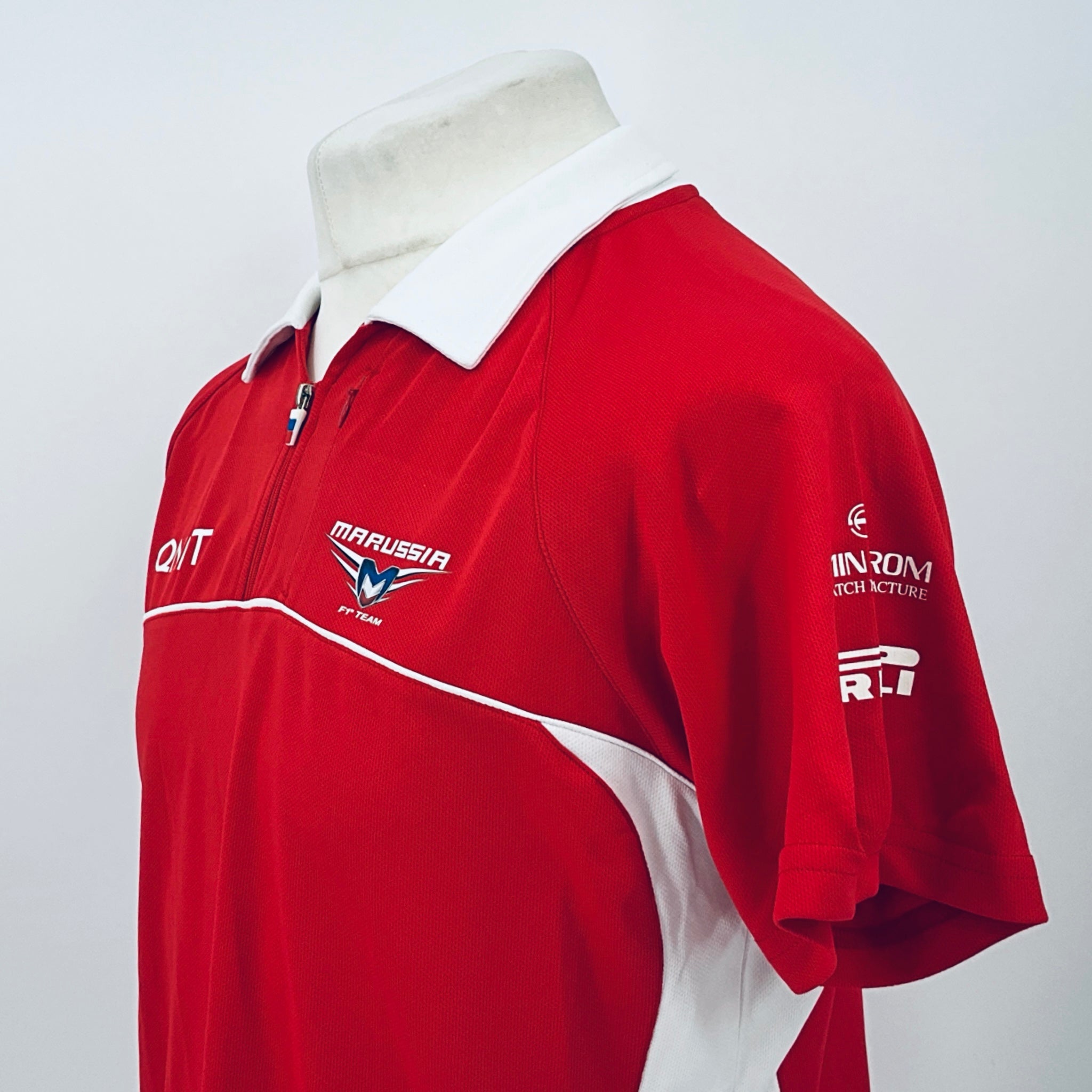 Marussia F1 Team-Team Issue Race Day Polo Shirt Red - Pit-Lane Motorsport