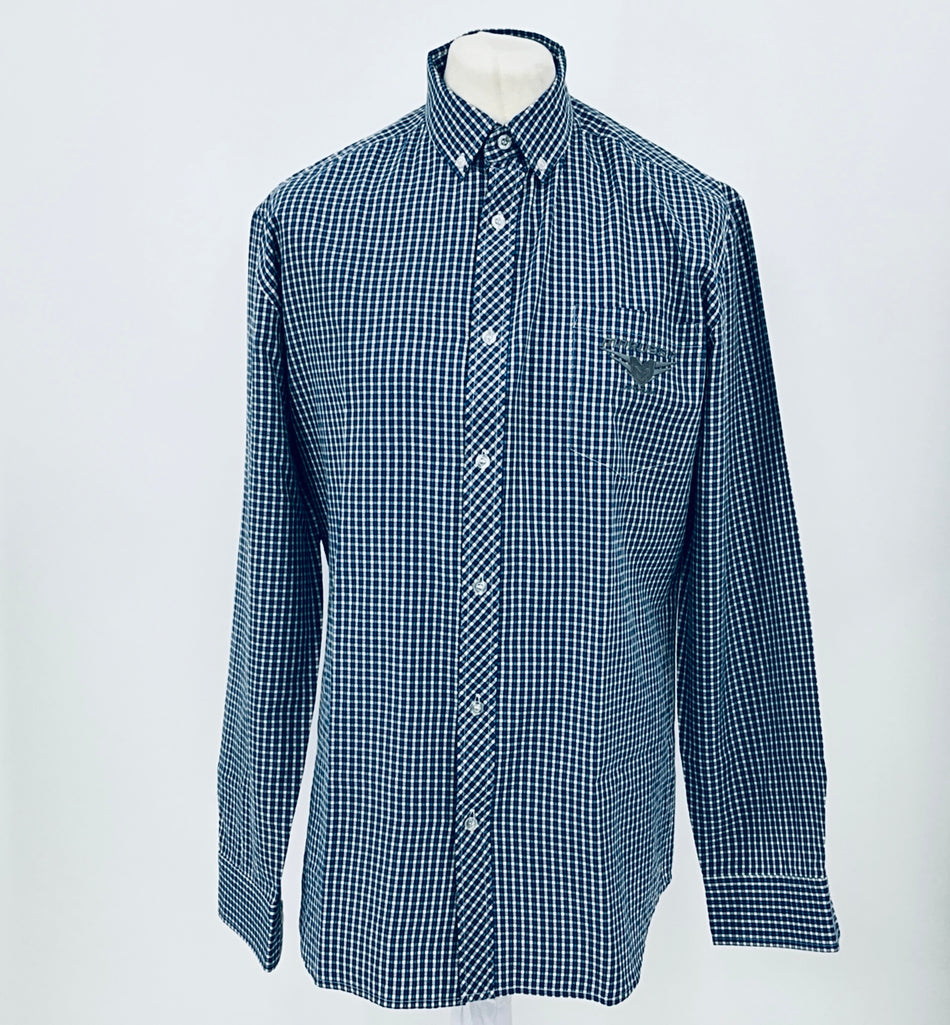 Marussia F1 Team-Team Issue Checked Shirt-Blue - Pit-Lane Motorsport