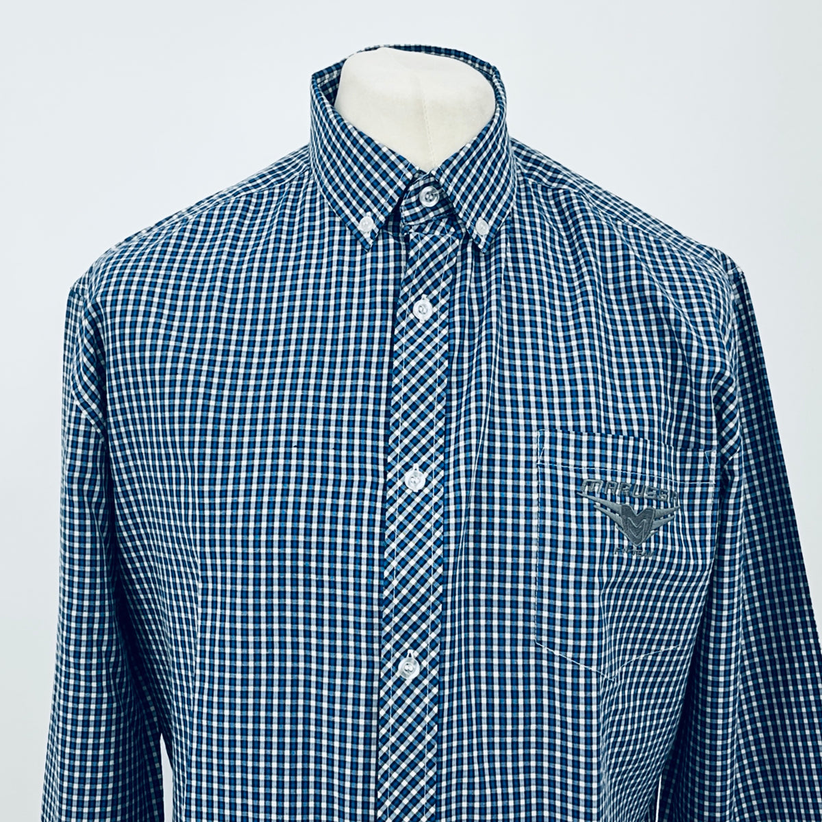 Marussia F1 Team-Team Issue Checked Shirt-Blue - Pit-Lane Motorsport