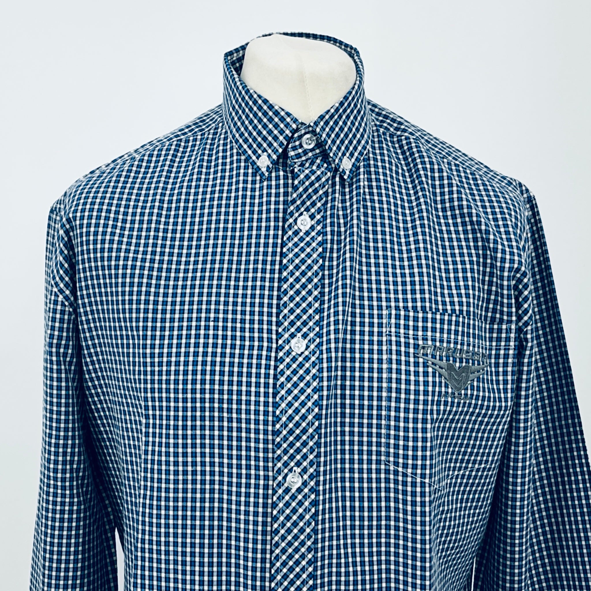 Marussia F1 Team-Team Issue Checked Shirt-Blue - Pit-Lane Motorsport