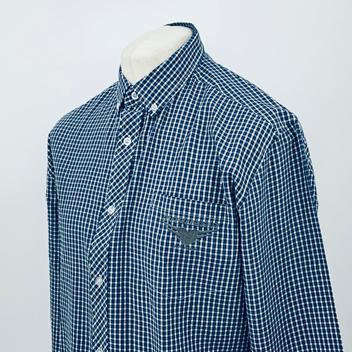 Marussia F1 Team-Team Issue Checked Shirt-Blue - Pit-Lane Motorsport