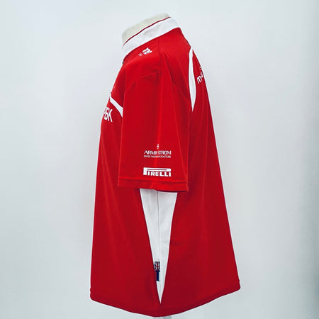 Marussia F1 Team-Team Issue Race Day Round Neck Polo Shirt-Red - Pit-Lane Motorsport