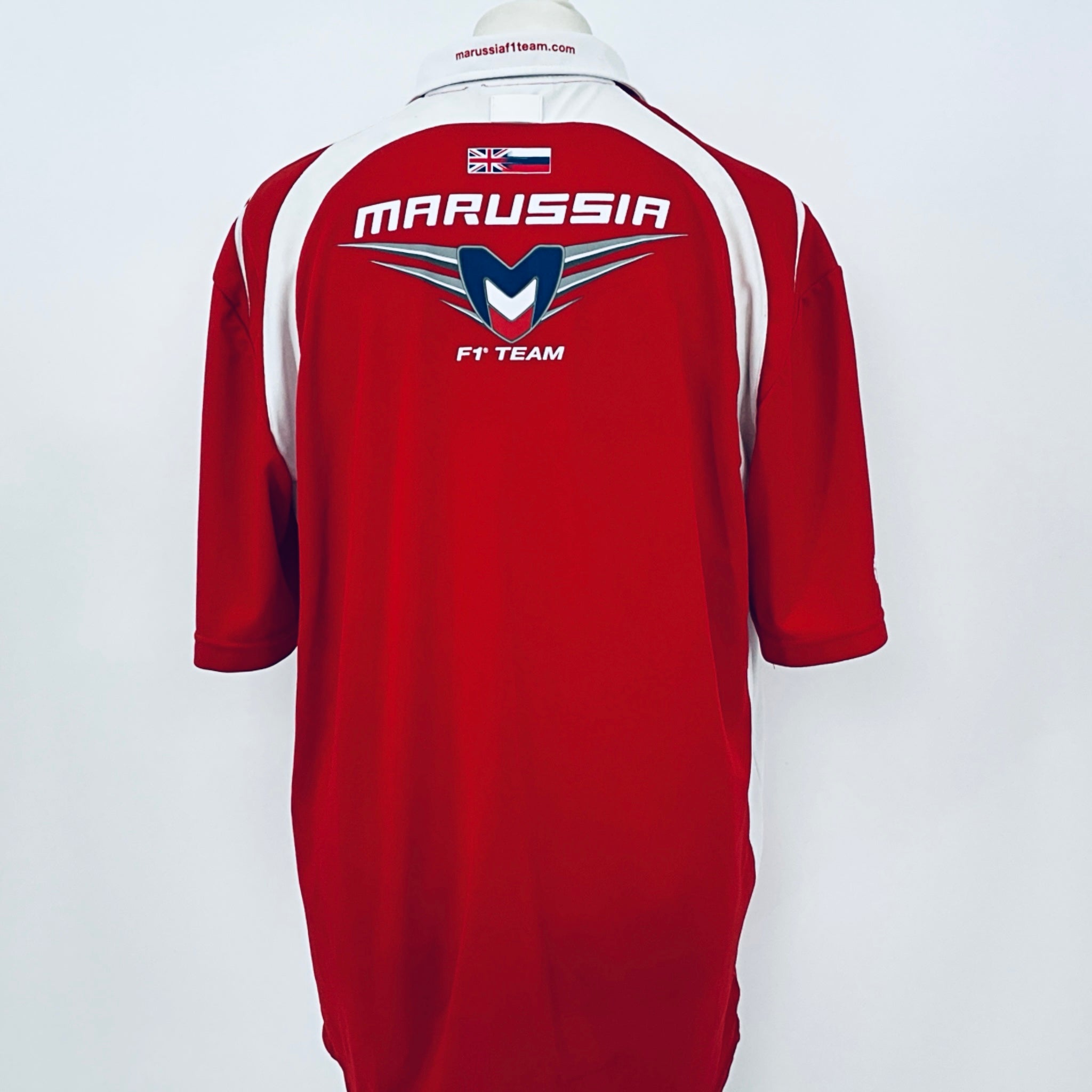Marussia F1 Team-Team Issue Race Day Polo Shirt-Red - Pit-Lane Motorsport