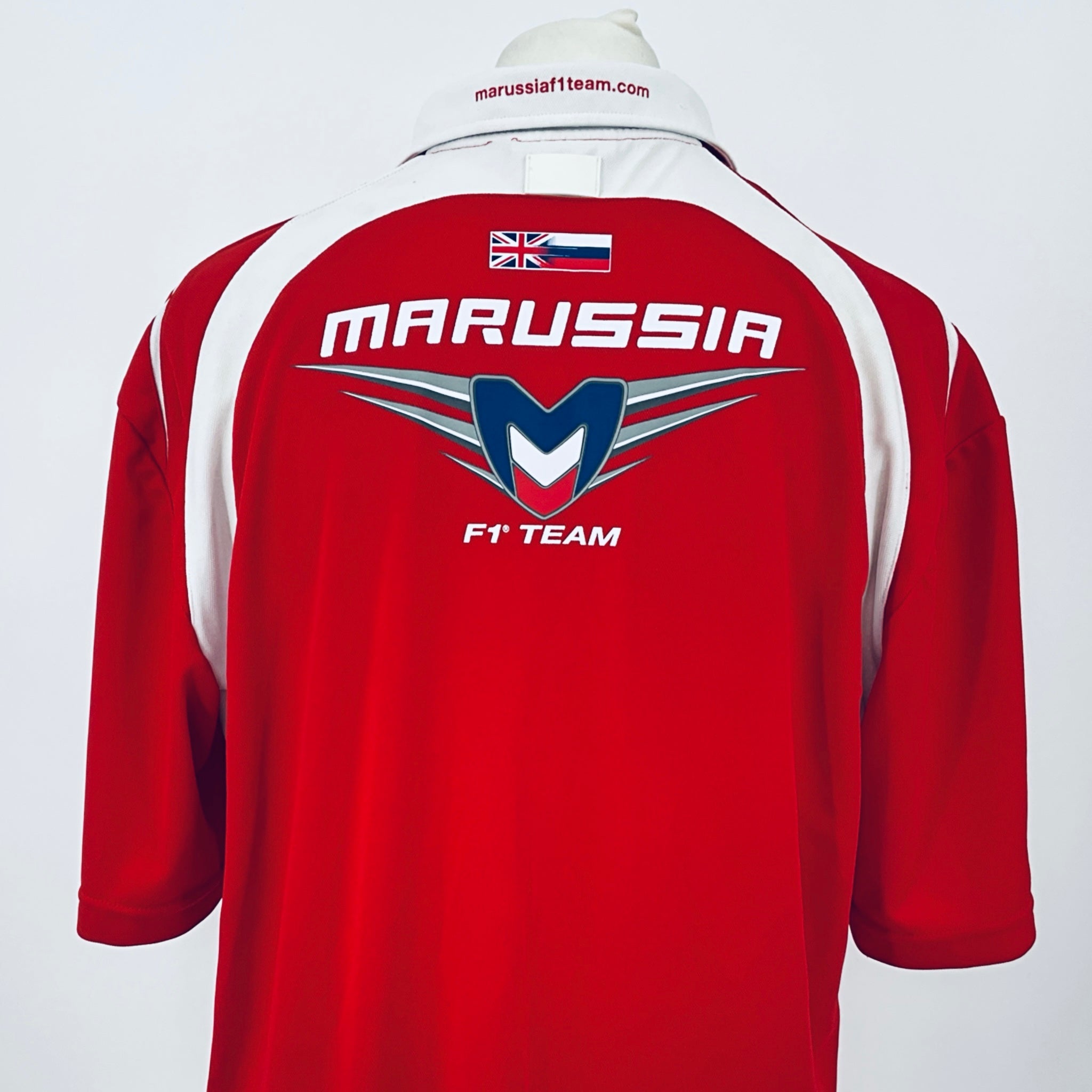 Marussia F1 Team-Team Issue Race Day Polo Shirt-Red - Pit-Lane Motorsport