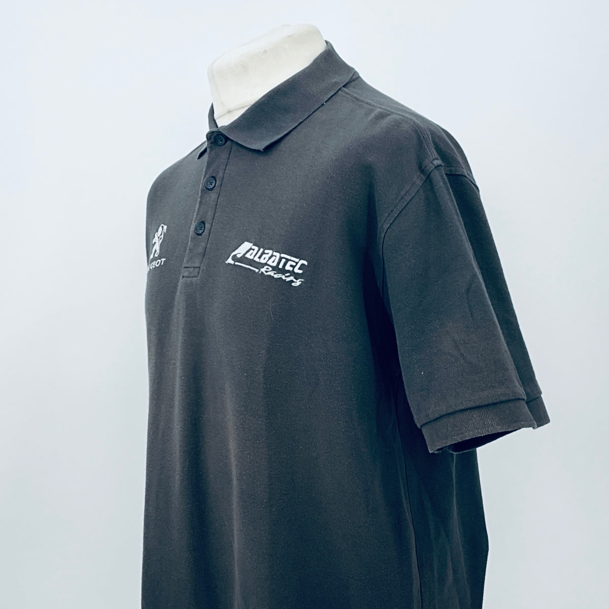 Peugeot Motorsport Rallycross Albatec Racing Team Issue Polo Shirt-Grey - Pit-Lane Motorsport