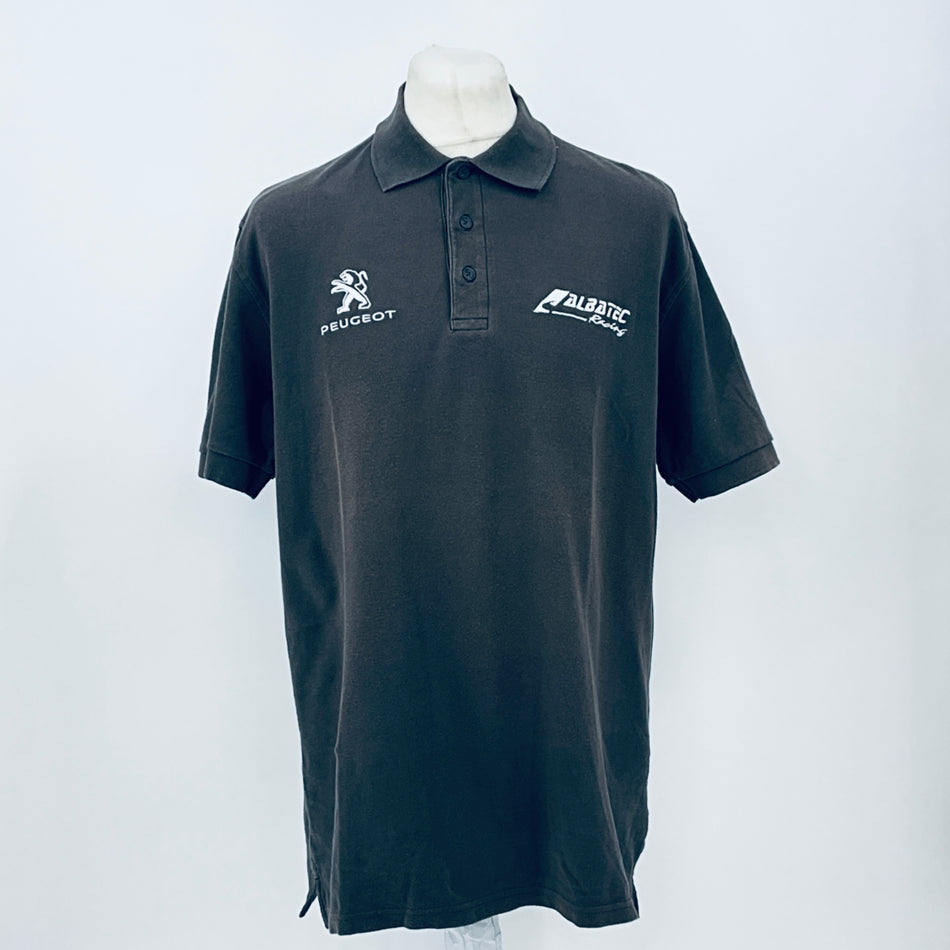 Peugeot Motorsport Rallycross Albatec Racing Team Issue Polo Shirt-Grey - Pit-Lane Motorsport